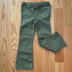 Carters Olive Green Flared Pant, Size 5T